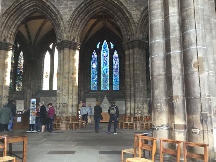 Glasgow Cathedral Millenium Window, stained glass, architectural glass